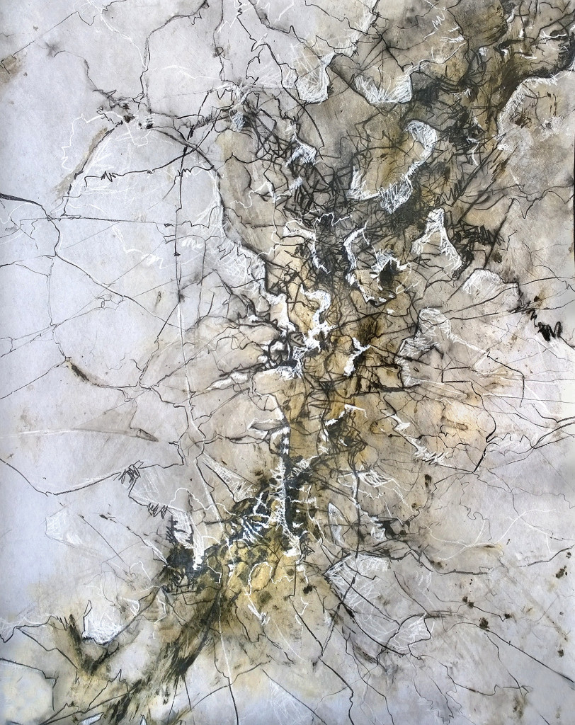 QUINTESENZ IV 130x150cm gouache graphit