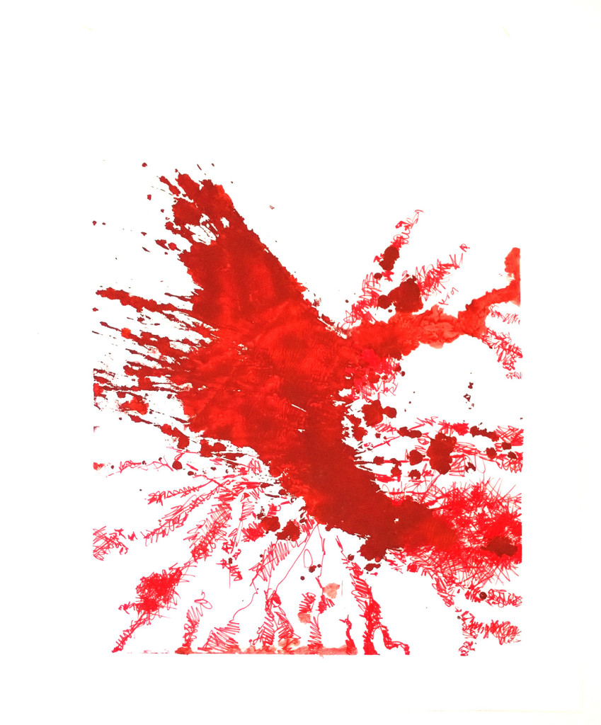 YANTRAM - TOR ROT 2 70x50cm INK